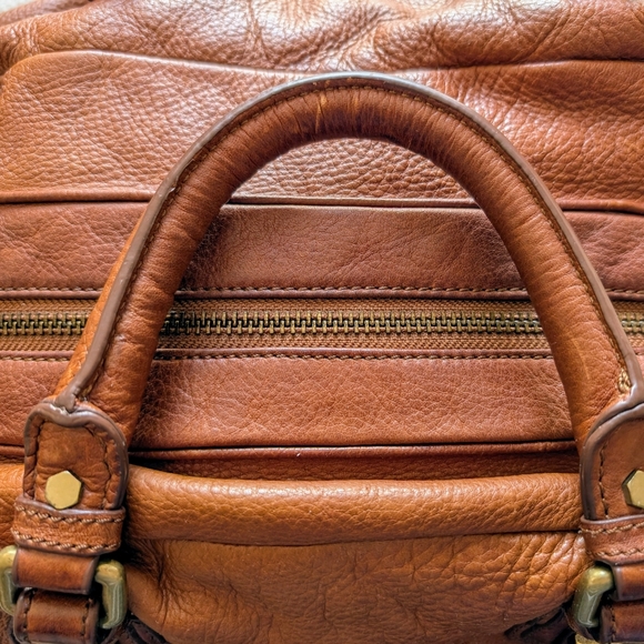 Marc by Marc Jacobs Classic Q Groovee Brown Luggage Satchel Bag - Picture 5 of 8